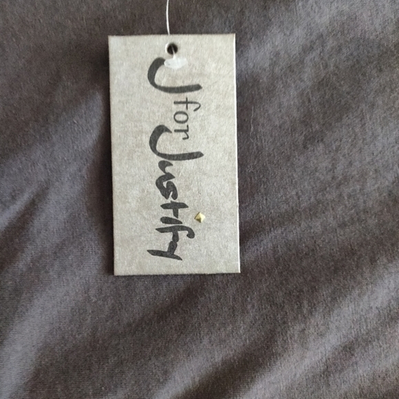 NWOT J for Justify Gray Tee Shirt Dress Size M - Picture 2 of 4